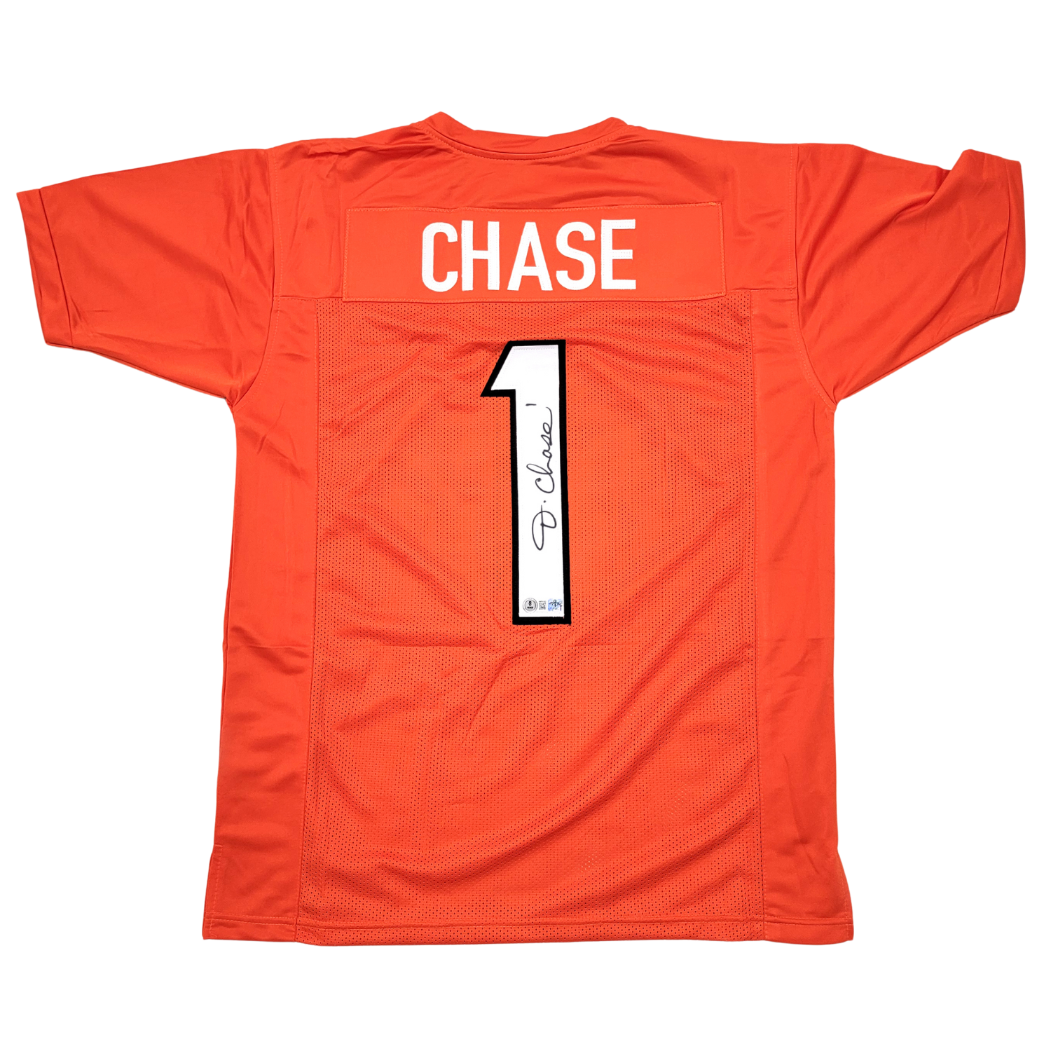 Ja'Marr Chase Signed Cincinnati Bengals Pro Style Orange Jersey - Beckett-Powers Sports Memorabilia