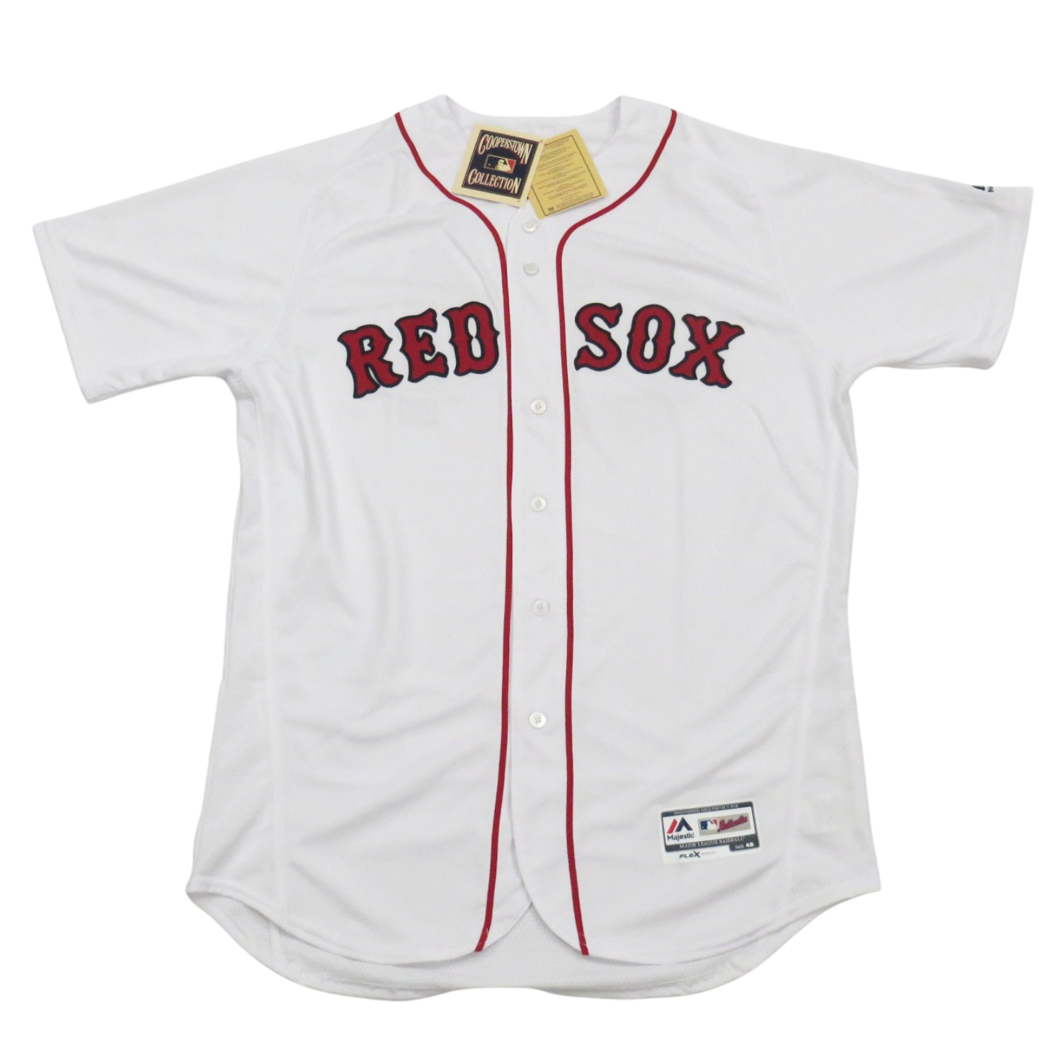 David Ortiz Signed Boston Red Sox Majestic White Authentic Jersey W/Big Papi - Beckett-Powers Sports Memorabilia