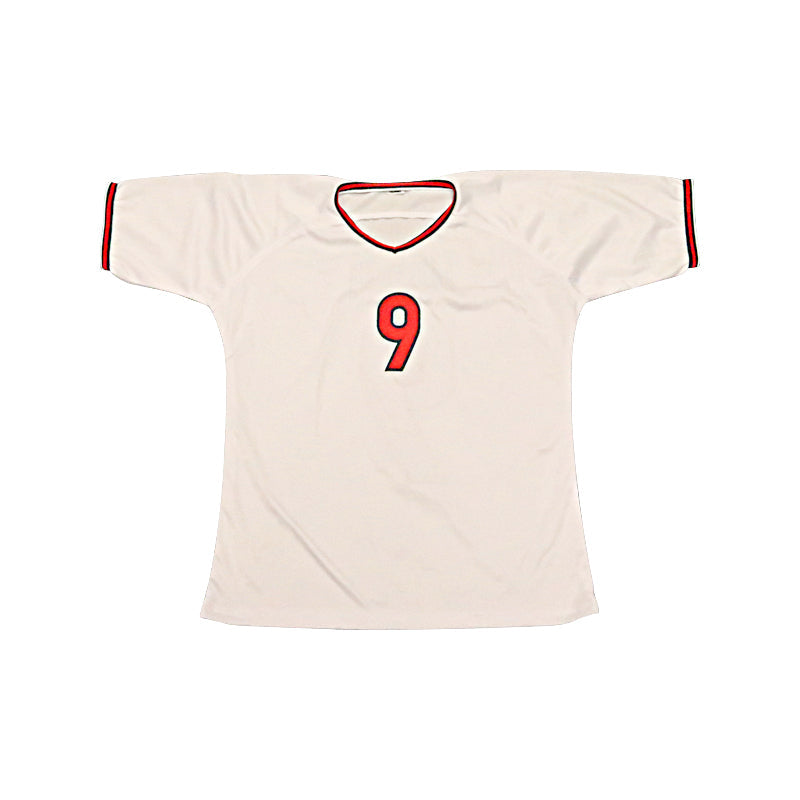 1999 US Womens World Cup Champions 8 Signature Signed Pro Style White #9 Soccer Jersey-Powers Sports Memorabilia
