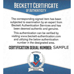 Frank Thomas Autographed Hall of Fame HOF Signed Baseball Beckett COA With Case-Powers Sports Memorabilia