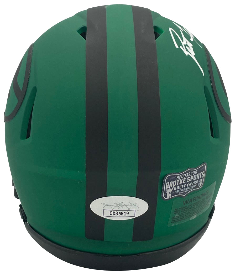 Brett Favre Autographed Green Bay Packers Signed Rave Football Mini Helmet JSA COA-Powers Sports Memorabilia