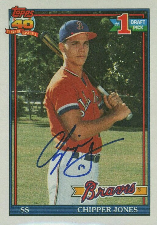 Chipper Jones Autograph Signing-Powers Sports Memorabilia