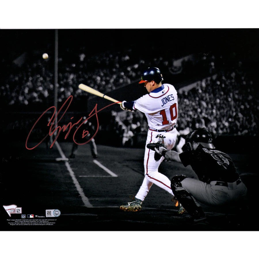 Chipper Jones Autograph Signing-Powers Sports Memorabilia