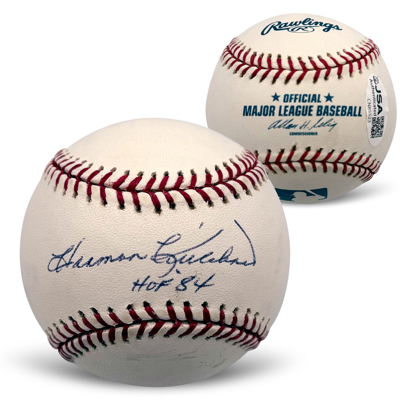 Harmon Killebrew Autographed Baseball HOF 84 JSA CN85523-Powers Sports Memorabilia
