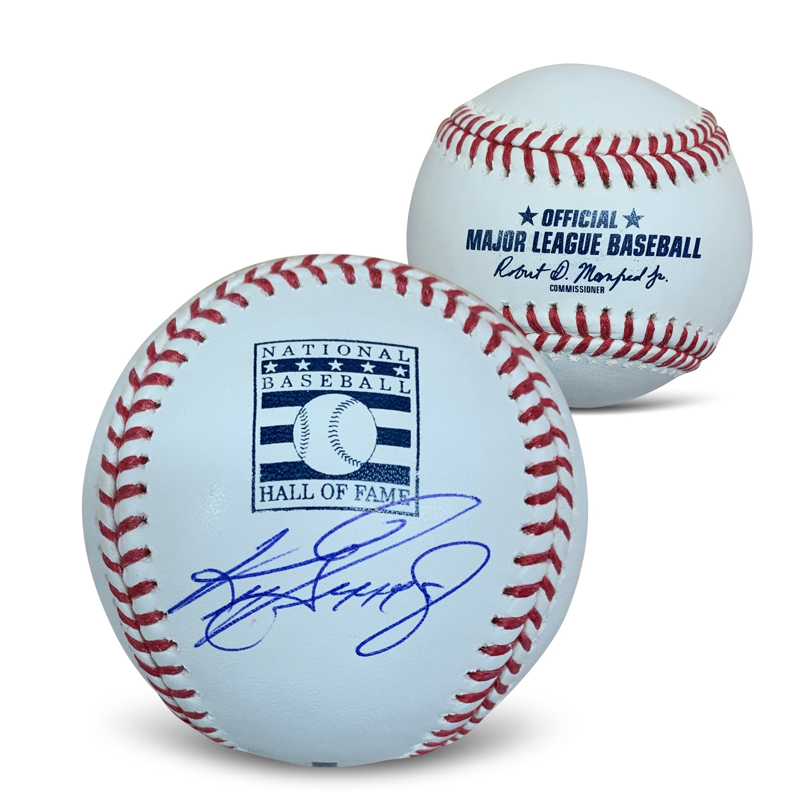 Ken Griffey Jr Autographed Hall of Fame Logo HOF Signed Baseball Beckett COA-Powers Sports Memorabilia