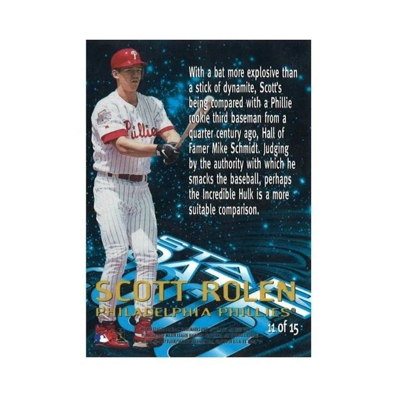 1997 EX 2000 Scott Rolen Star Date 2000 Autograph-Powers Sports Memorabilia