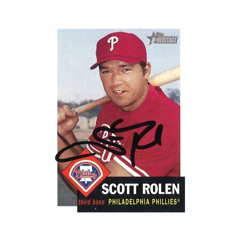 2002 Topps Heritage Scott Rolen Autograph
