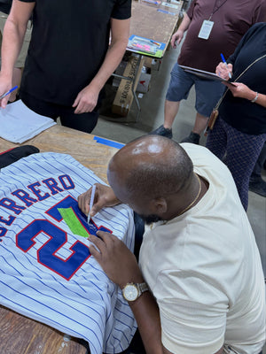 Vladimir Guerrero Sr Autograph Signing-Powers Sports Memorabilia
