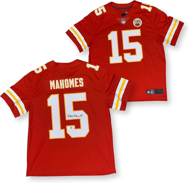 patrick mahomes autographed chiefs jersey