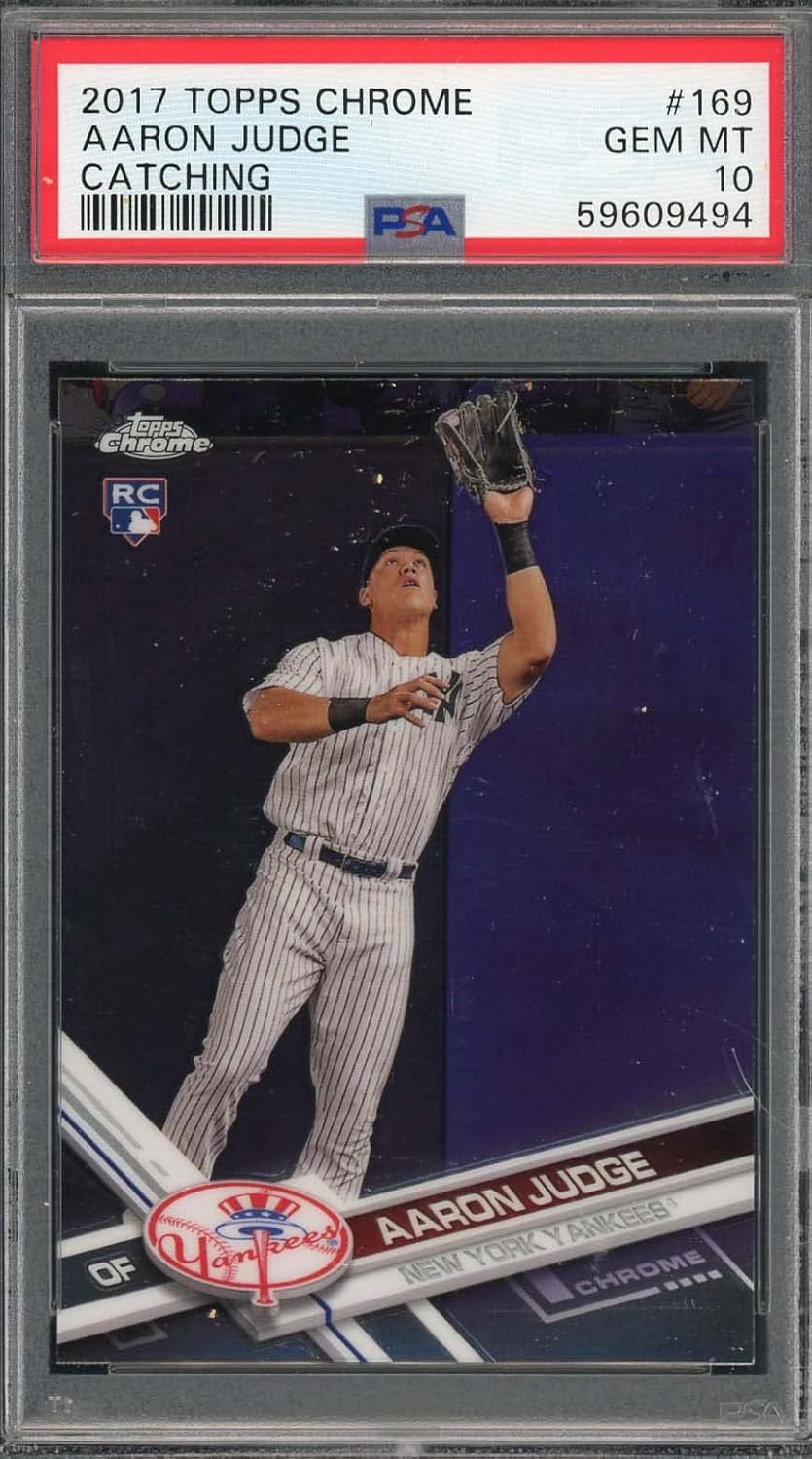 rare aaron judge cards Autographed Card Topps Bowman Baseball Card New York Yankees Auto No COA Black Ink All Star MVP Age Group Aaron Judge was stunned to