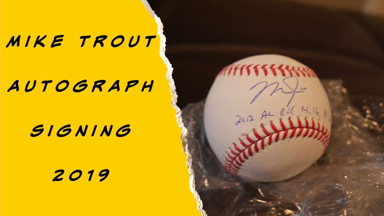 Mike Trout Autograph Signing Recap 2019