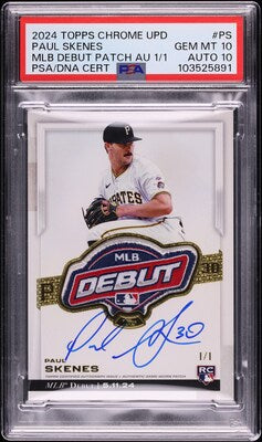 paul skenes debut patch card