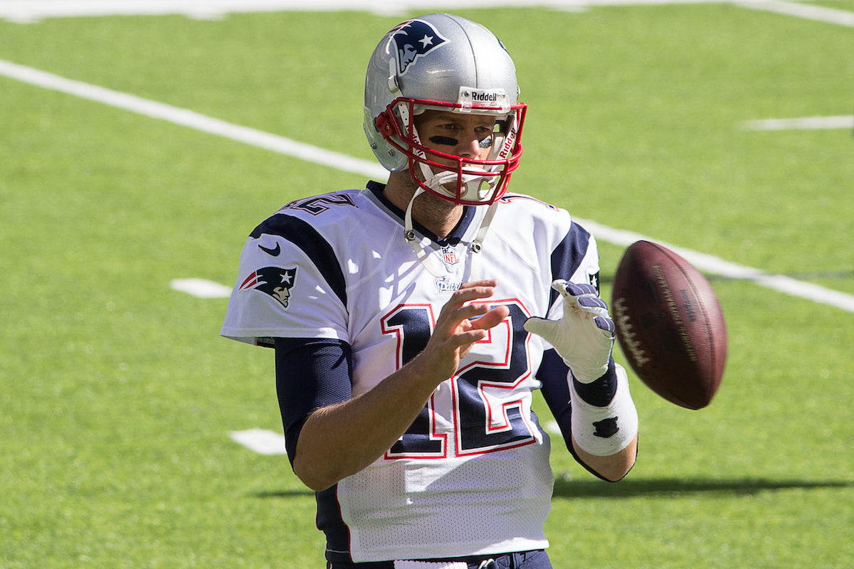 Tom Brady New England Patriots Autographed White Panel Football