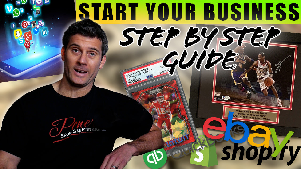 How to Start Your SPORTS CARD or Autograph ONLINE BUSINESS Powers