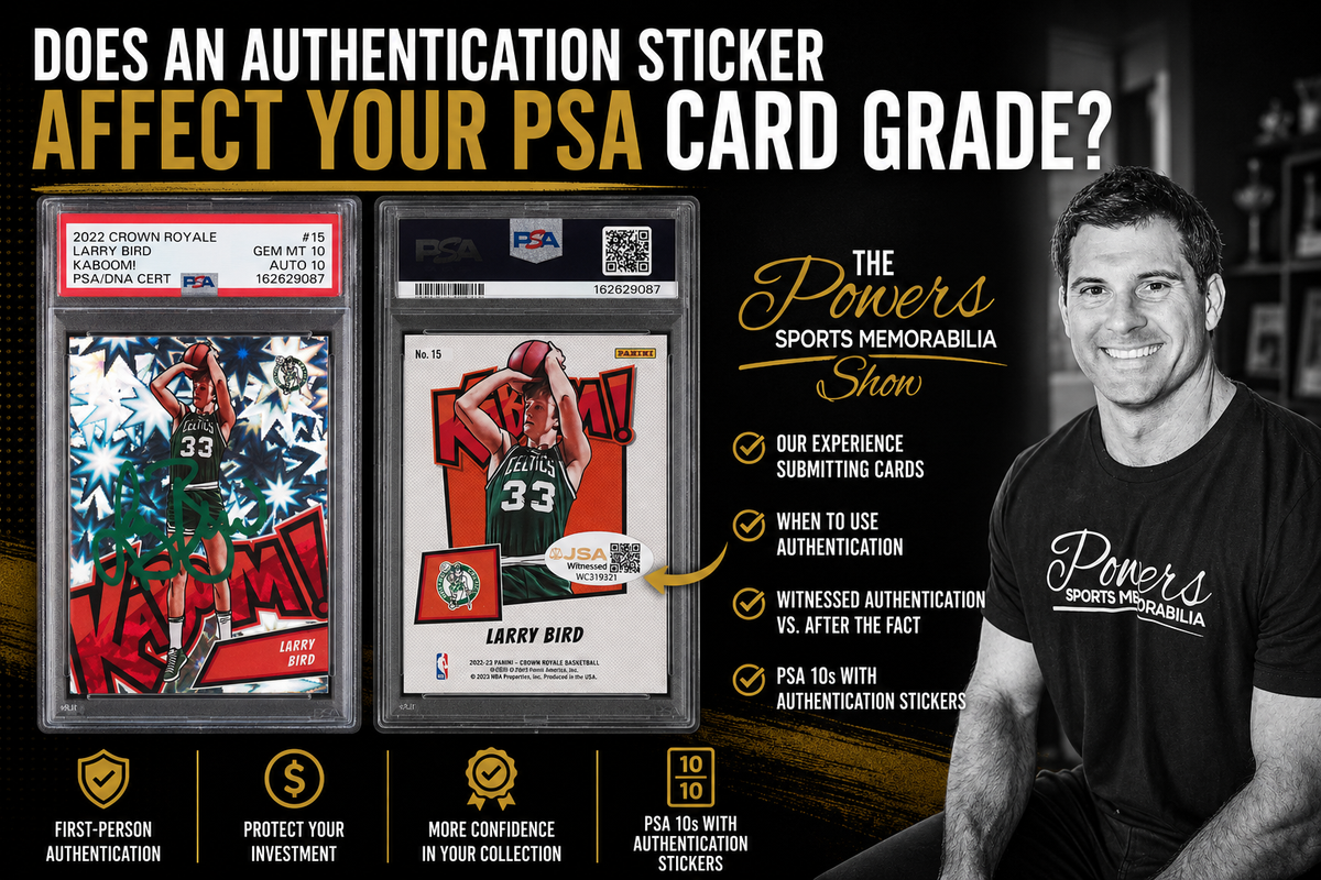 authentication sticker affect grade