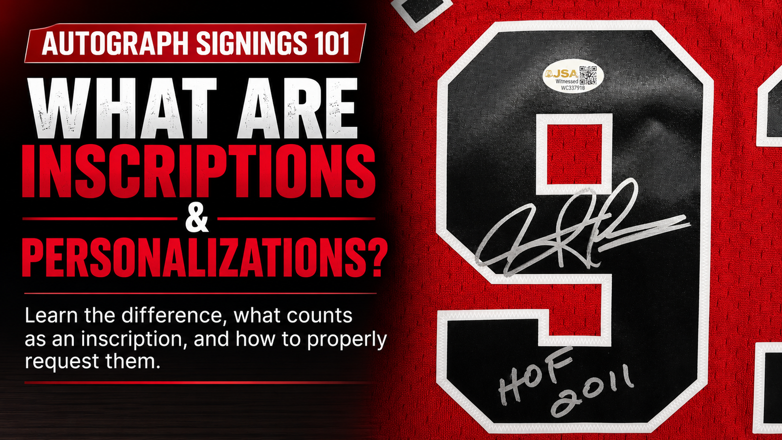 autograph signing inscriptions