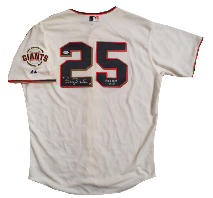 Barry Bonds Signed & Hand Painted Jersey SOLD OUT