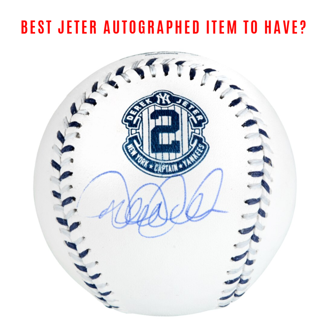 Derek Jeter Autographed Memorabilia - What to get now and once he gets into Hall of Fame