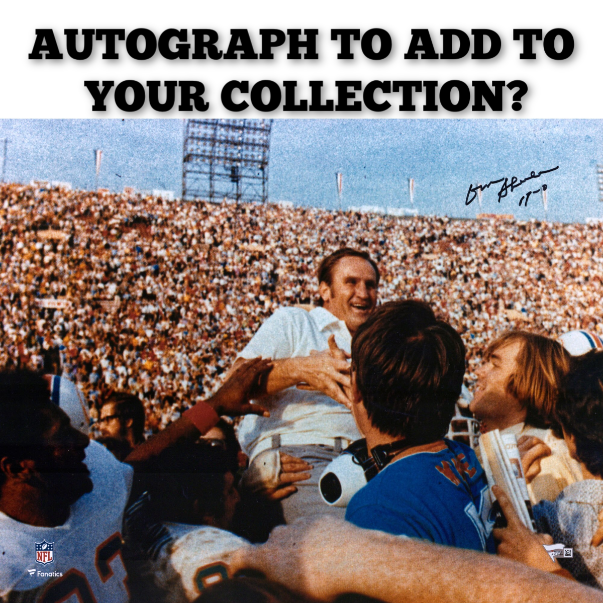 Don Shula Autograph - one to add to your collection?
