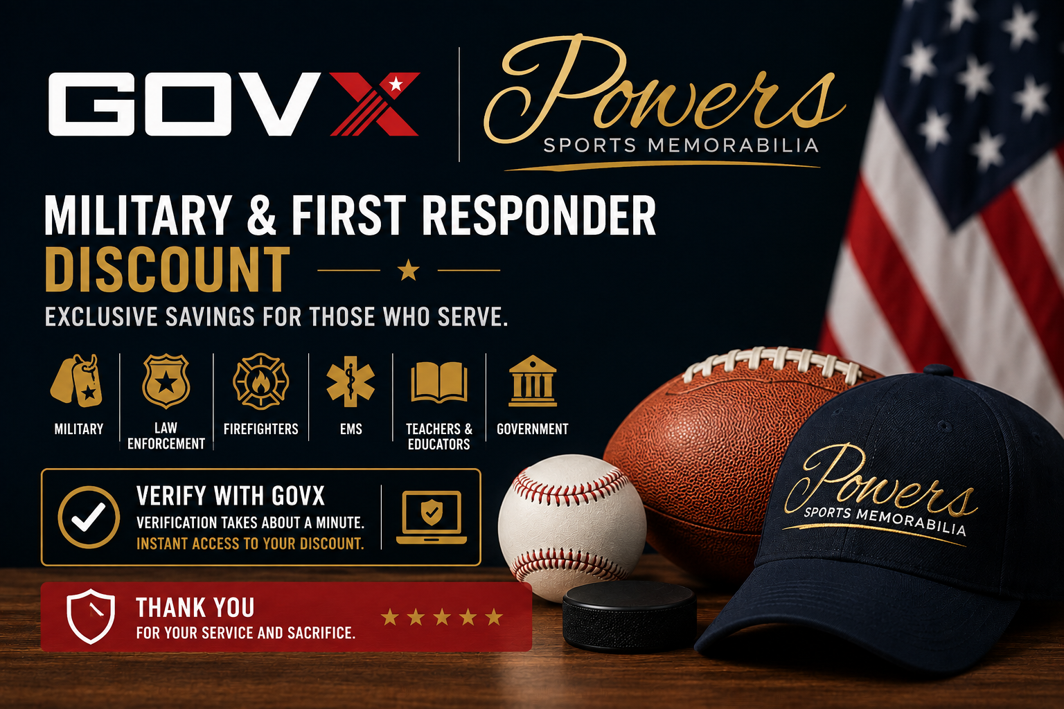 gov x sports memorabilia discount