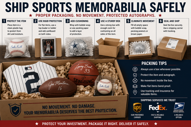 How to Ship Sports Memorabilia Safely