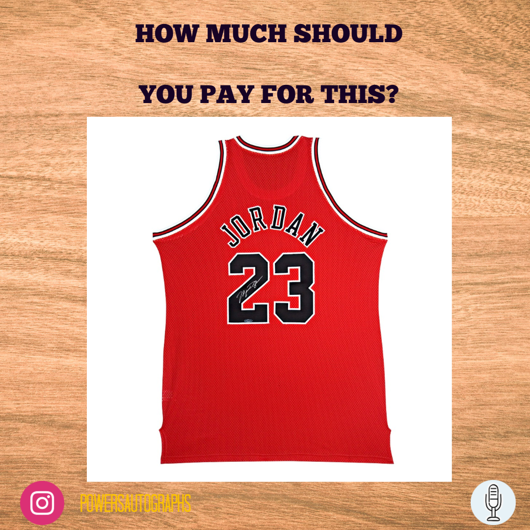 Michael Jordan Autographed Chicago Bulls Jersey - What Should You Pay?