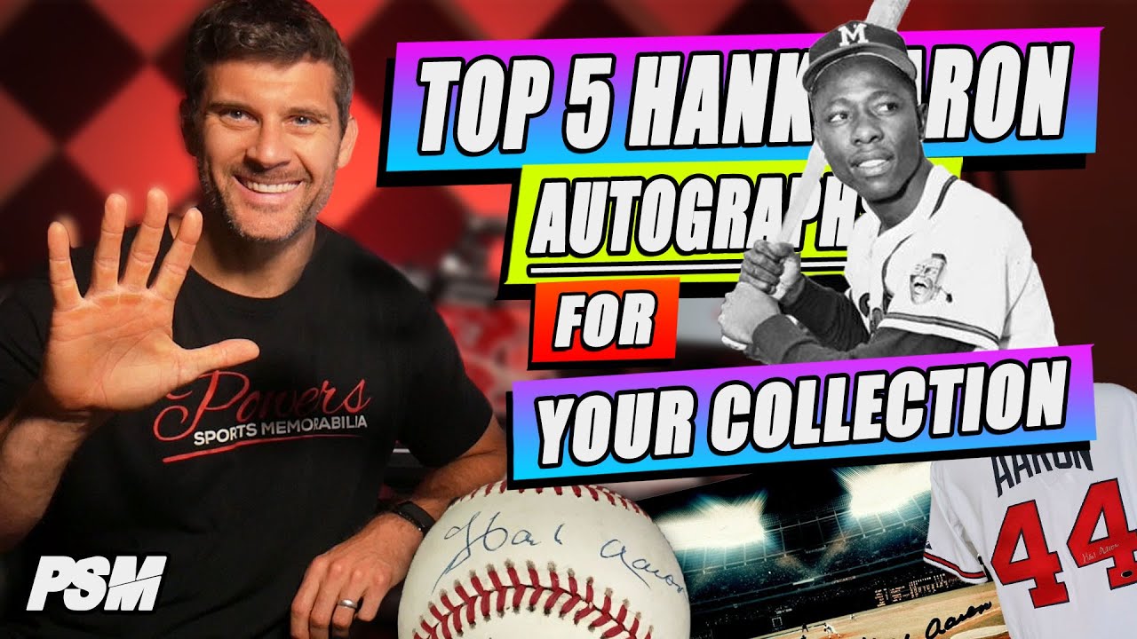 TOP 5 Hank Aaron Autographed Items For YOUR Collection (Affordable!)