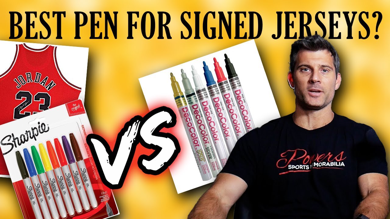 Best Pen For JERSEYS?  Avoid This Pen Before You Get Your Next Item Signed!