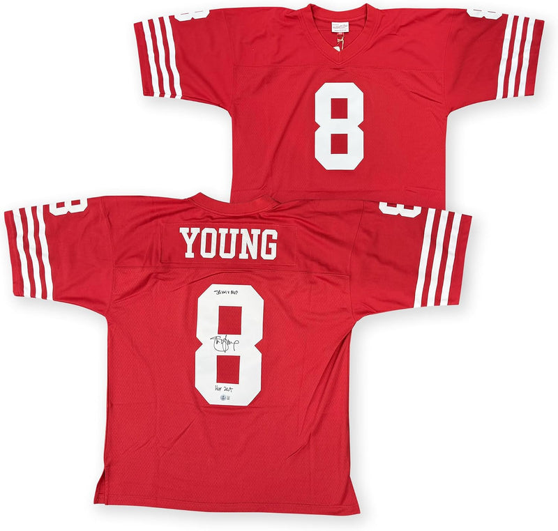 steve young autographed jersey