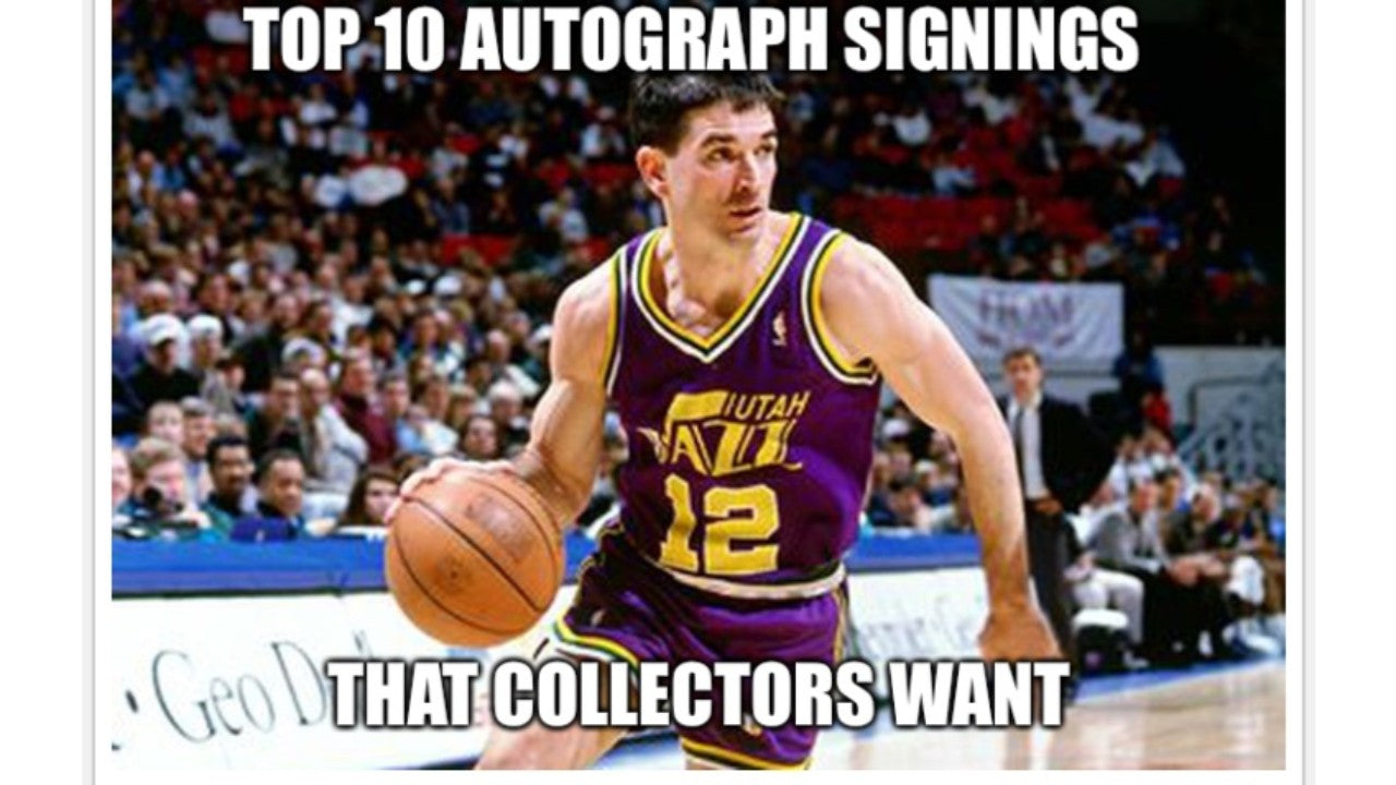 Top 10 Autograph Signings Collectors Want