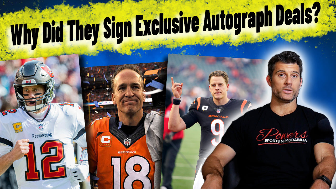 Exclusive Autograph Contracts: Good or Bad for the Hobby? Do all Athletes Honor Them?
