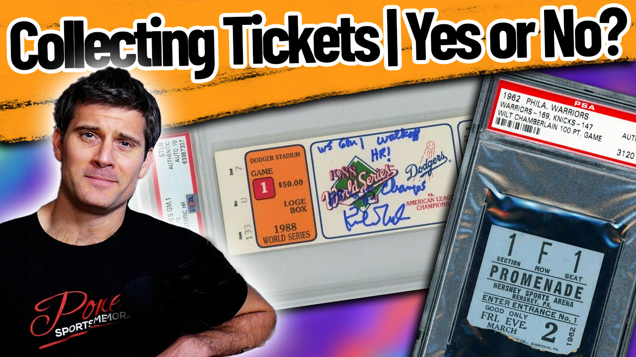 Discover The TRUTH about the SPORTS TICKET Market. Is it a FAD or an Underrated Collectible?
