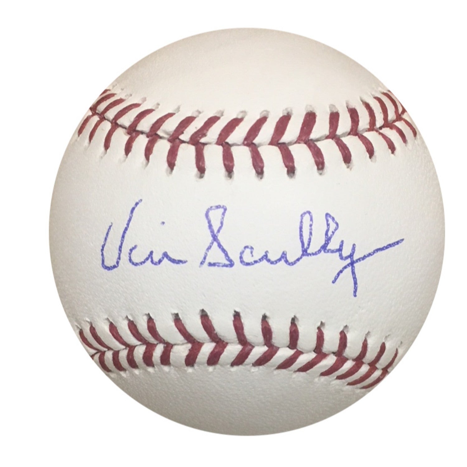 Vin Scully Autographed Baseball