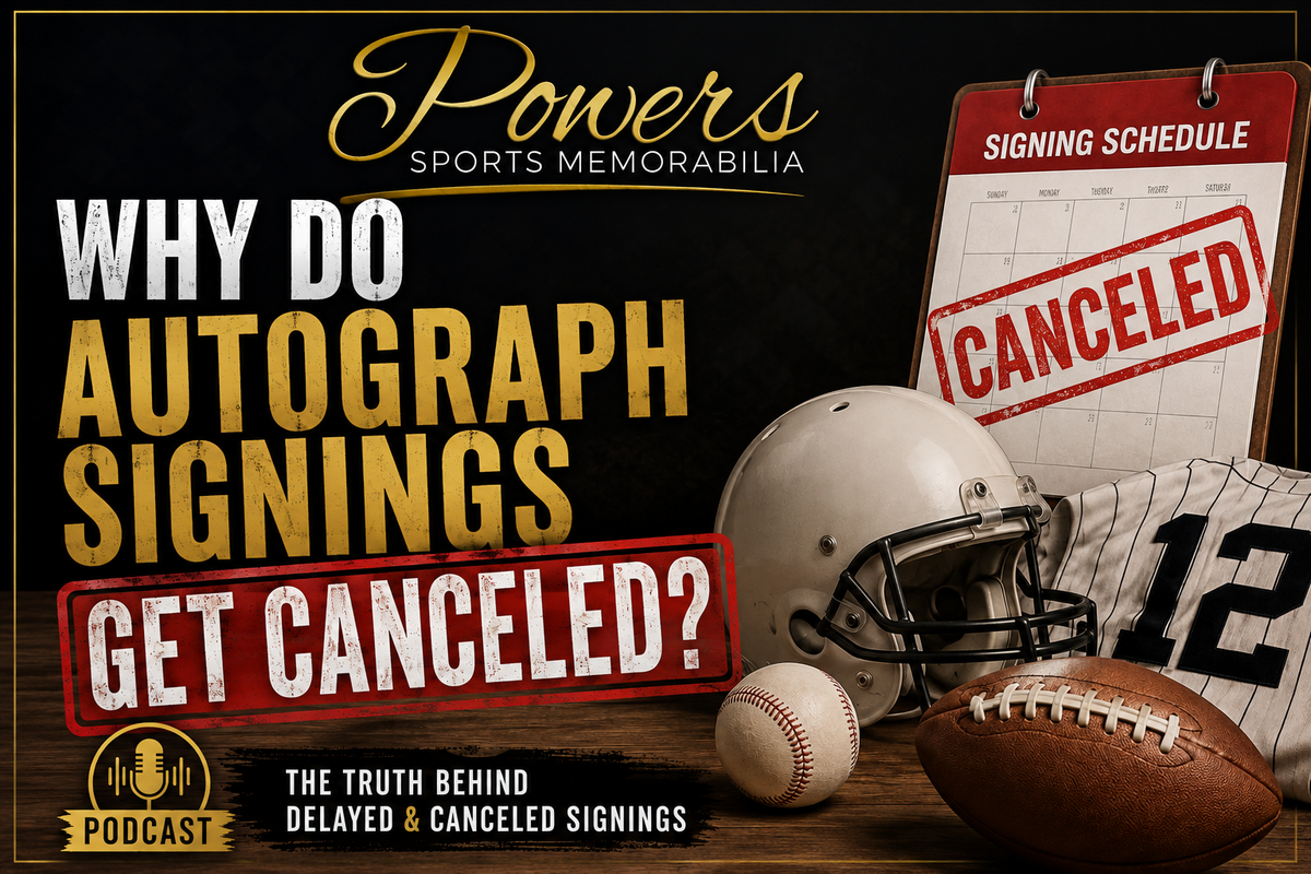 why do autograph signings get canceled
