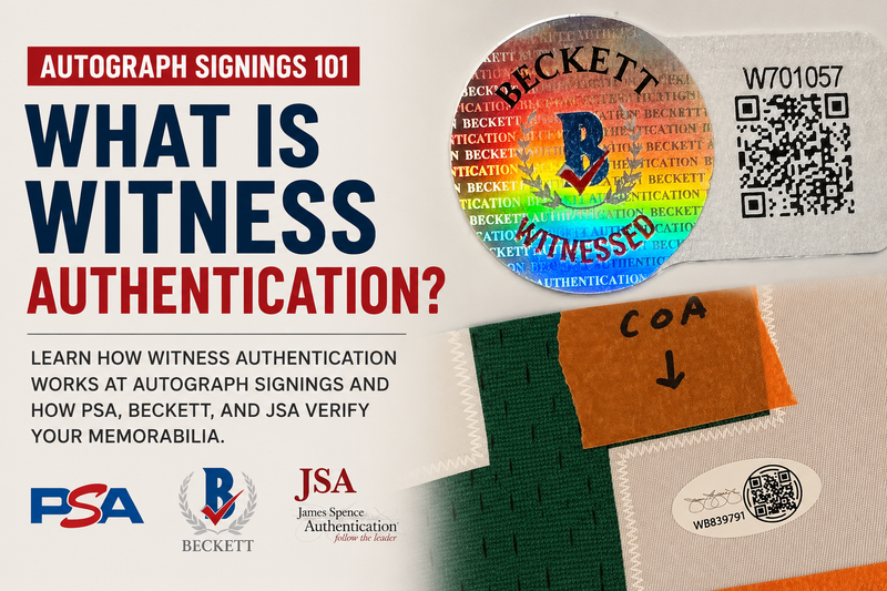 witness authentication at autograph signing