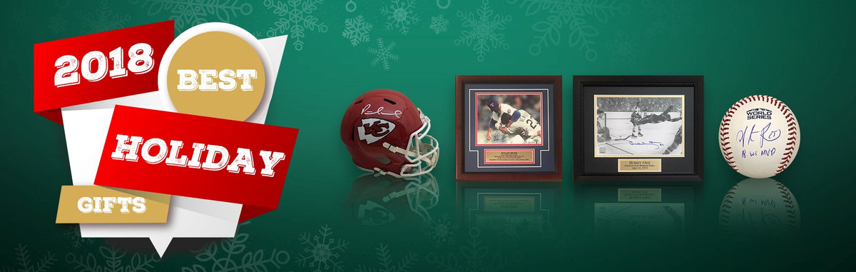 5 Christmas/Holiday Autographed Sports Memorabilia Shopping Tips