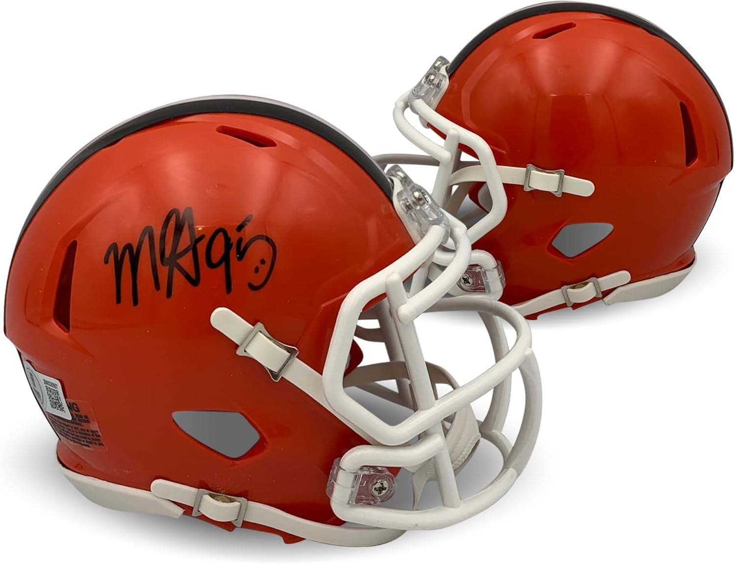 Signed Football Mini Helmets
