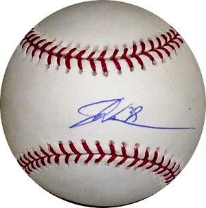 Dontrelle Willis Autographed Official Major League Baseball (Marlins)-Powers Sports Memorabilia