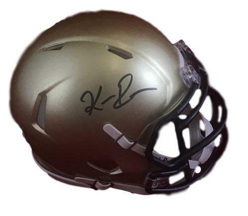 Keenan Reynolds Signed Navy Midshipmen Gold Mini Helmet – JSA Authenticated-Powers Sports Memorabilia