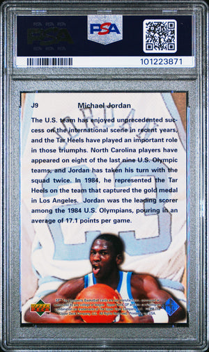 Michael Jordan 1998 SP Top Prospects Phi Beta Card #J9 PSA 6