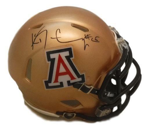 Kadeem Carey Signed Arizona Wildcats Riddell Gold Mini Helmet – JSA Authenticated-Powers Sports Memorabilia
