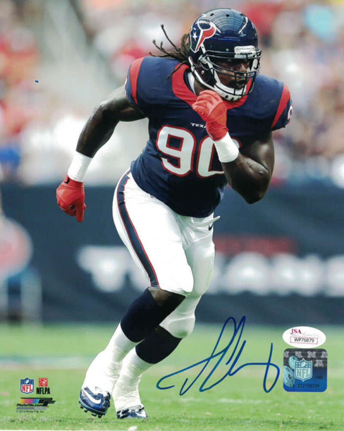 Jadeveon Clowney Signed Houston Texans 8x10 Photo (Solo) – JSA Authenticated