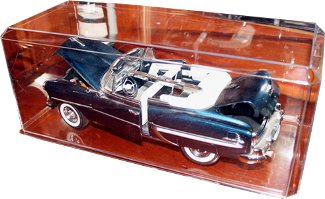Nascar 1:18 Crystal Clear Acrylic Display Case with Clear Base- USA Made-Powers Sports Memorabilia