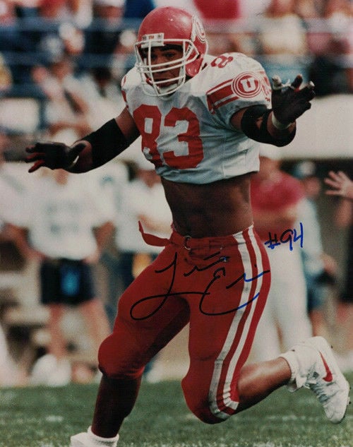 Luther Ellis Signed Utah Utes 8x10 Photo-Powers Sports Memorabilia