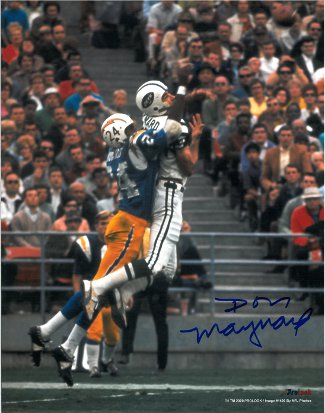 Don Maynard Autographed New York Jets 11x14 Photo-Powers Sports Memorabilia