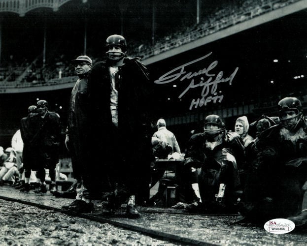 Frank Gifford New York Giants Signed 8x10 Photo HOF 77 – JSA Authenticated-Powers Sports Memorabilia