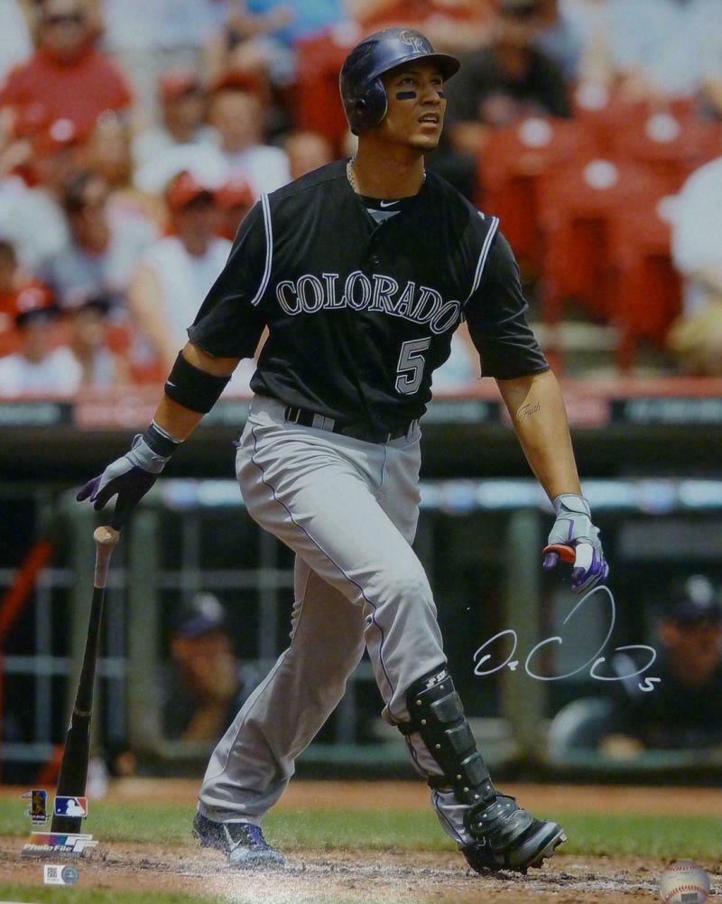 Carlos Gonzalez Colorado Rockies Signed 16x20 Photo-Powers Sports Memorabilia