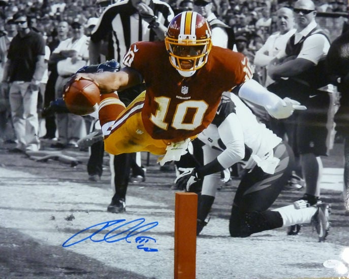 Robert Griffin III Signed Washington Redskins 16x20 Photo Sephia – JSA Authenticated-Powers Sports Memorabilia