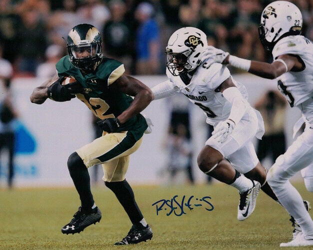Rashard Higgins Signed Colorado State Rams 8x10 vs. Colorado N/O-Powers Sports Memorabilia