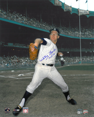 Whitey Ford Autographed New York Yankees 16x20 Photo HOF 74- MLB Hologram-Powers Sports Memorabilia